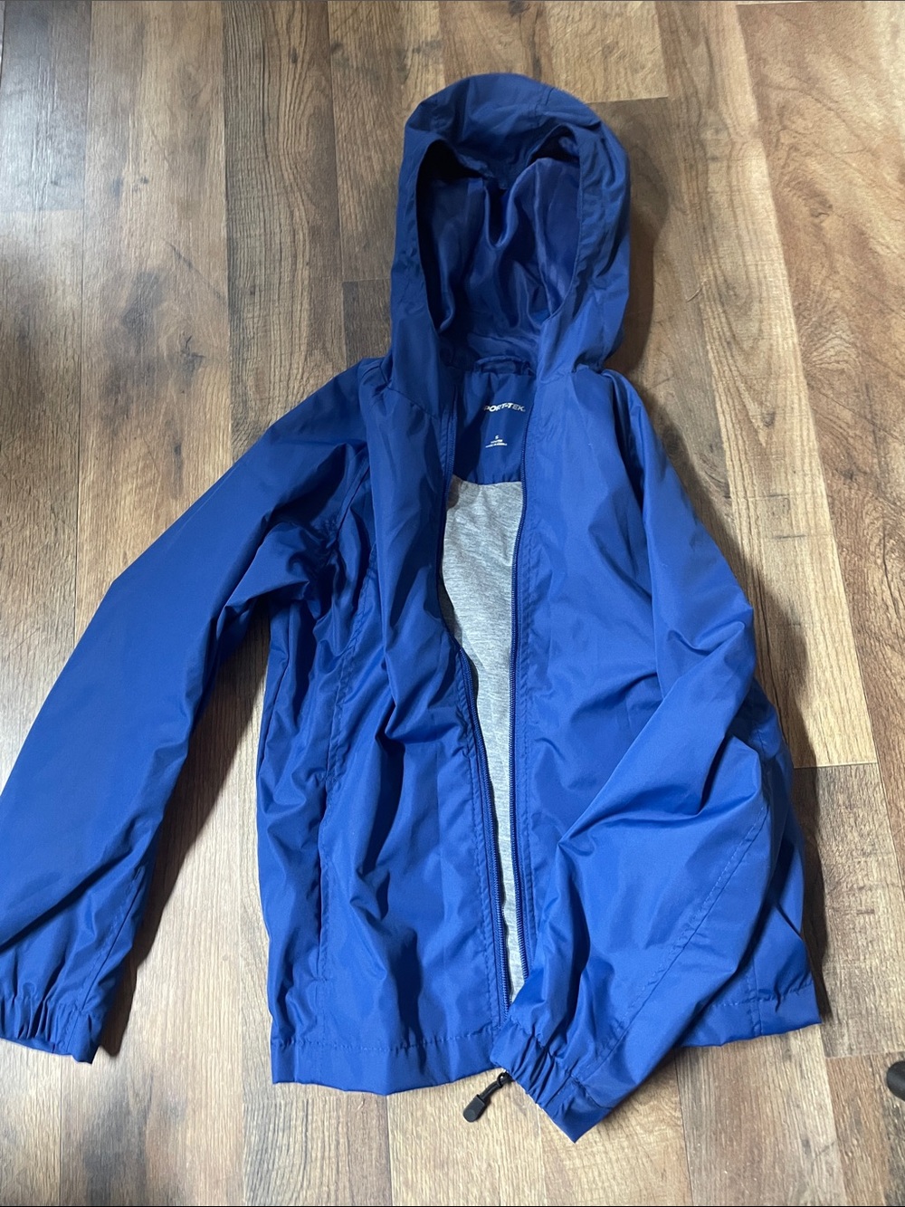 Sport-Tek Royal Blue Hooded Windbreaker Jacket - Kids